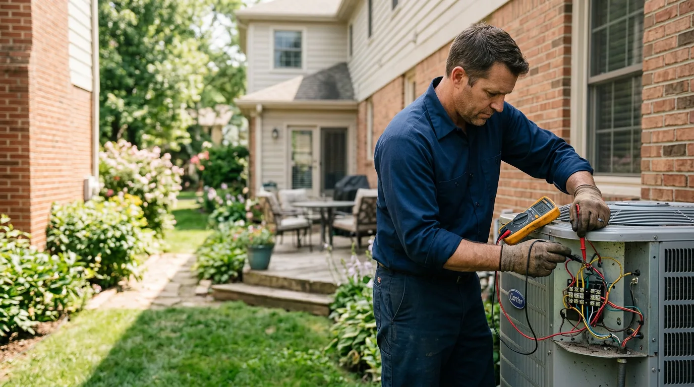 HVAC technician working near Grand Marais, MI